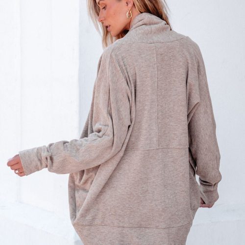 make it yours taupe brushed cardigan pre order 114454