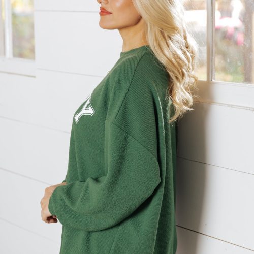 merry green graphic sweatshirt 849683