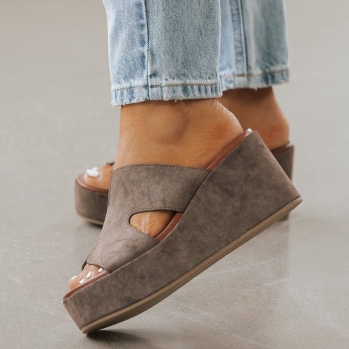 mia reta taupe wedge platform sandals 724907