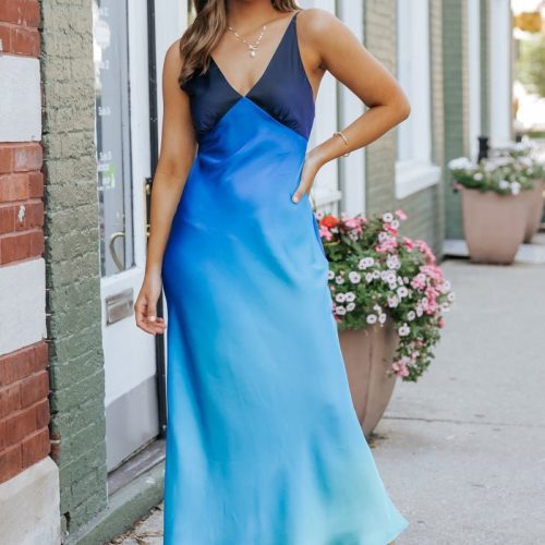 muse blue ombre v neck maxi dress 638577