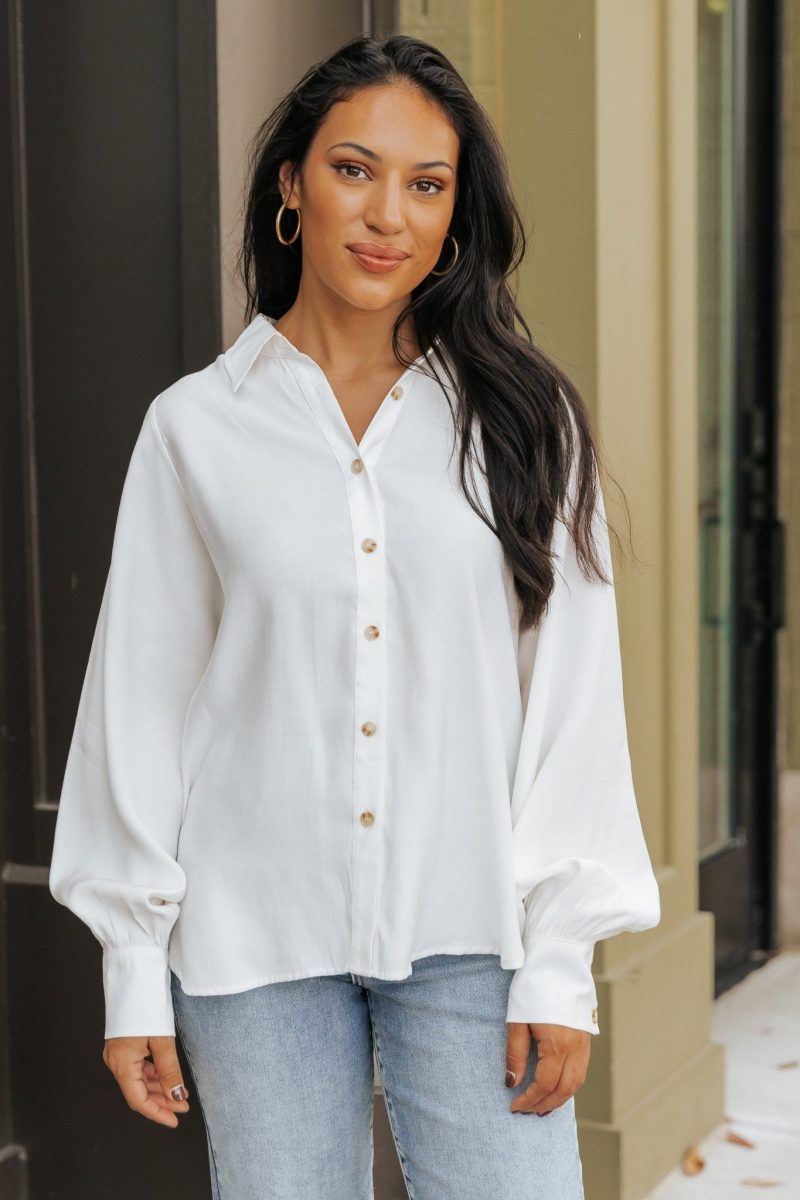 muse by magnolia ivory button down shirt 441218