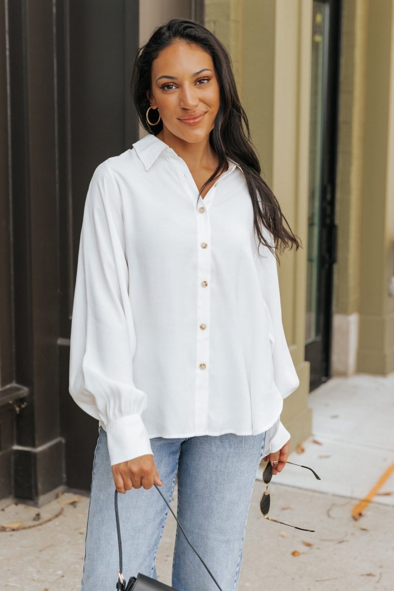 muse by magnolia ivory button down shirt 728370