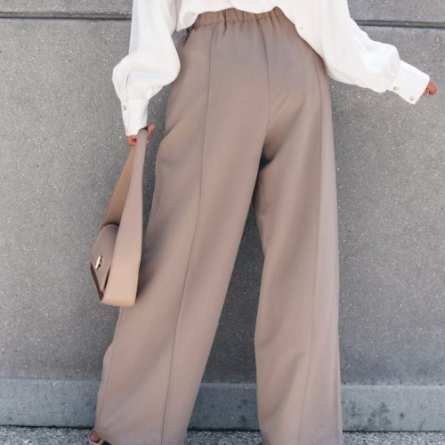 muse by magnolia mocha drawstring wide leg pants 718478