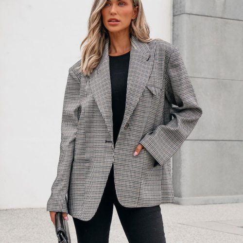 muse by magnolia oversized plaid blazer 541890