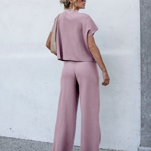 muse by magnolia ribbed lounge pants mauve 922521