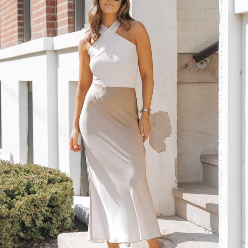 muse taupe ombre maxi skirt 317865