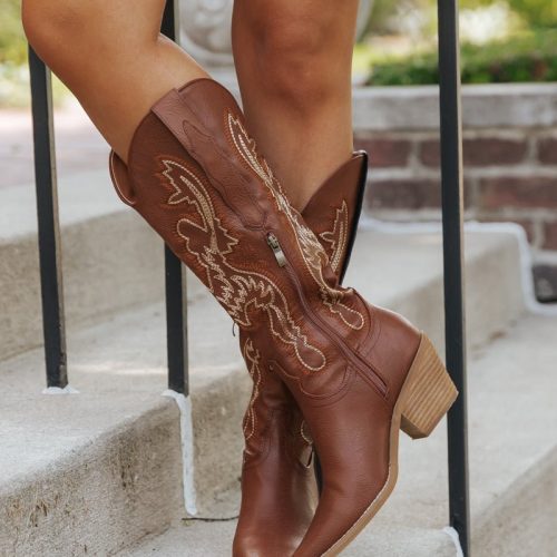 natalie tan embroidered cowboy boots 724013