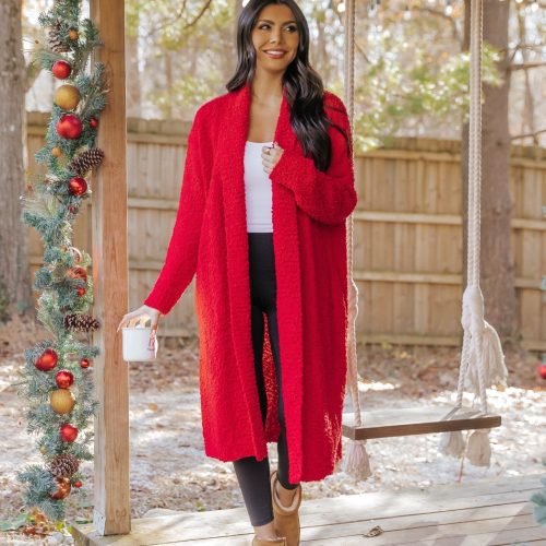 red popcorn dreamer cardigan 947846