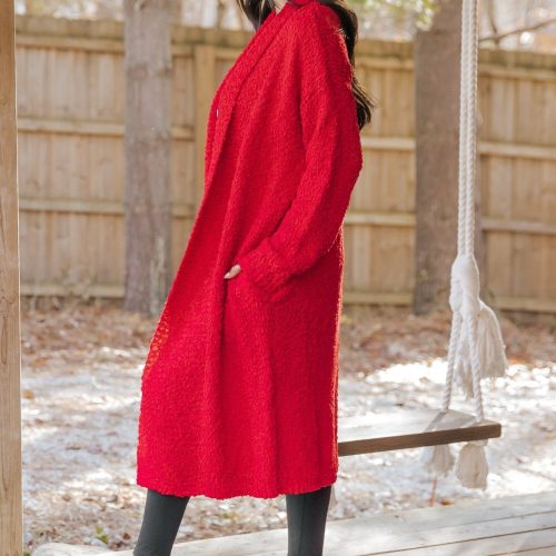 red popcorn dreamer cardigan 998078