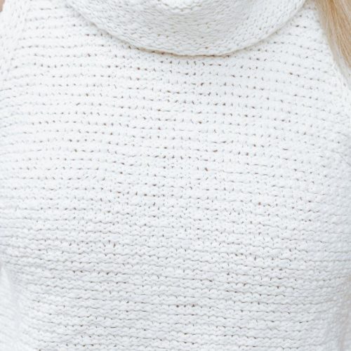 slouchy turtleneck sweater vest ivory 426942