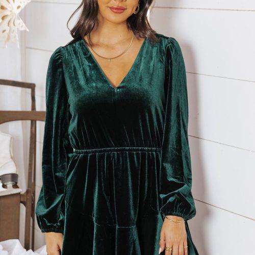 steve madden green velvet kara mini dress 208997