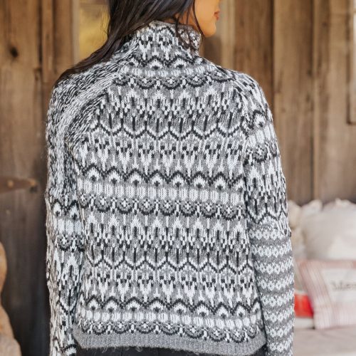 steve madden grey fair isle indie sweater 389497