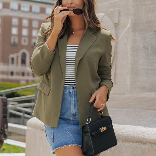 steve madden olive payton blazer 172853