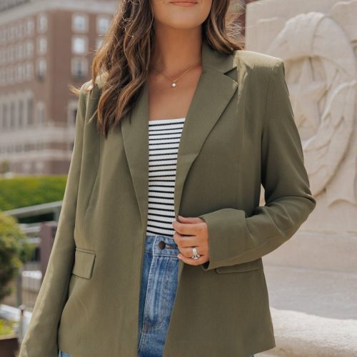 steve madden olive payton blazer 440331