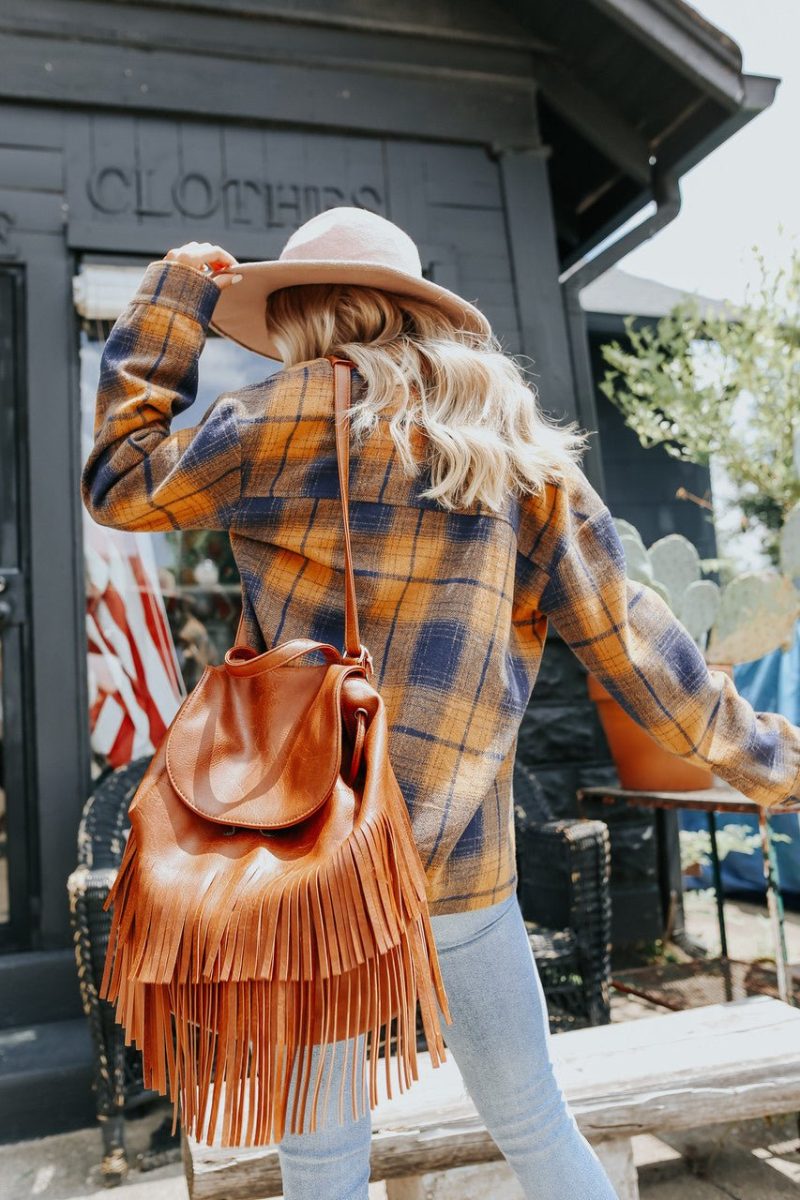 sundance navy orange plaid shacket 933498