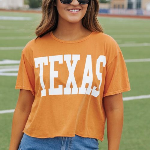 texas short sleeve game day tee orange 322639