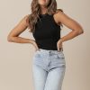 The Double Layered High Neck Tank - Magnolia Boutique